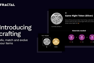 Introducing crafting