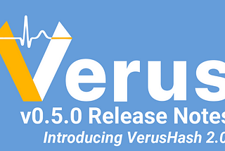 VerusCoin 0.5.3 Official Release Notes