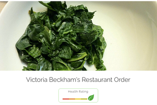 Leafy Greens: Meal Garden & Victoria Beckham Approved.