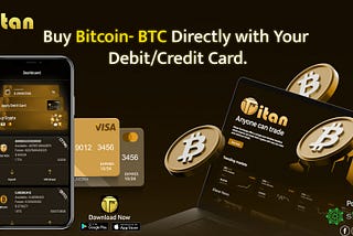 Buy $Bitcoin using your credit or debit card!