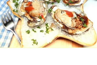 Air Fryer Oysters on the Half Shell — Seafood