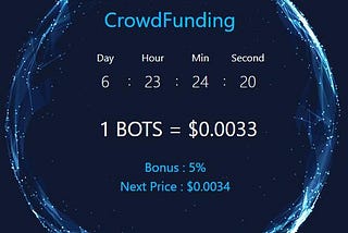 🌟Updated 04/13/2020 Bots Token price increased to $ 0.0033