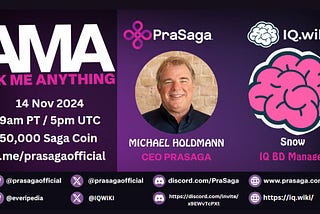 PraSaga x IQWIKI AMA Recap