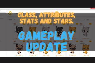 Class, Attributes, Stats and Stars.