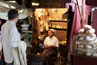 La vida nómada de los mercadillos