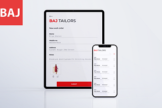 BAJ App: Story of building an App for a tailoring shop in Kochi