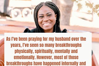 Topic: How to continue to pray over your husband even when you are not seeing change and you’re…