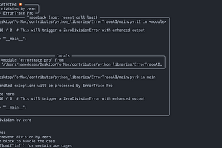 Introducing ErrorTrace Pro: Smarter, Visual Python Exception Handling