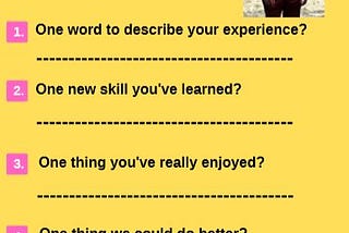 Adapting feedback forms for groups with learning disabilities