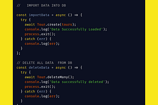 Importing and Deleting data from MONGO via command