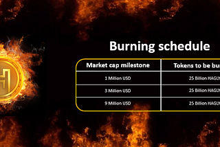 Burning schedule for HappyGoLucky