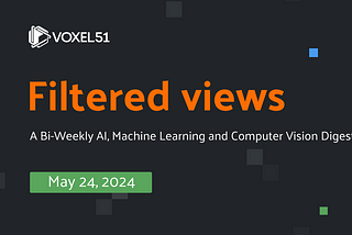 Voxel51 Filtered Views Newsletter — May 24, 2024
