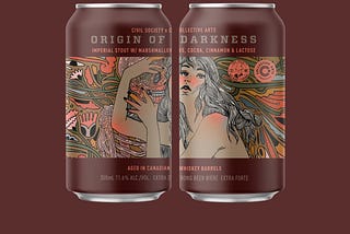 A Review: Collective Arts Origin of Darkness Imperial Stout with Marshmallow, Cocoa, Cinnamon &…