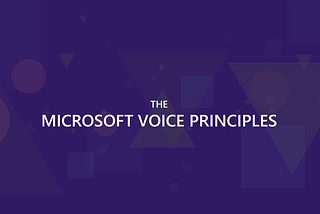 The Microsoft Voice, Part 1: You Had Me at Human