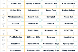 The Maths Trial Calendar