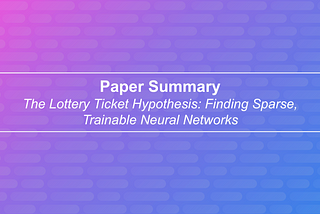 The Lottery Ticket Hypothesis
