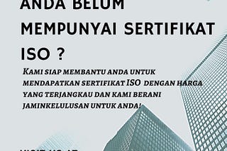 087788100016 Jasa Pembuatan ISO 45001–2018 Baru di Depok