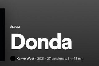 DONDA, Kanye West. (Reseña)