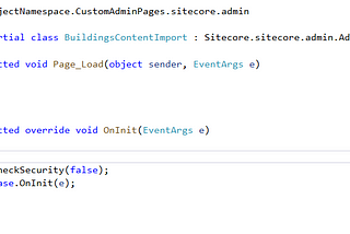 CustomAdminPages/Reading CSVorJSON/ImportingContent in Sitecore: