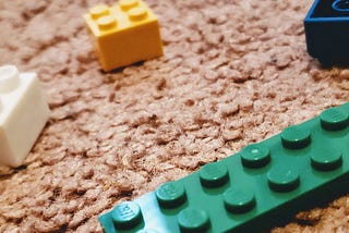 legos on the floor