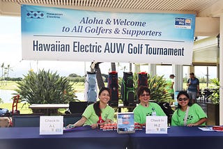 Coming together to support our 26th Aloha United Way Golf Tournament
