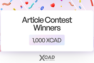 XCAD Network Article Competition Winners