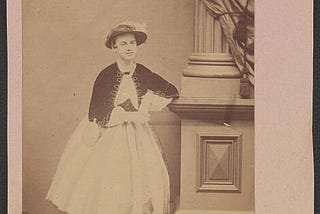 Lizzie Clawson Jones, 6th Massachusetts Militia Regiment’s “Daughter of the Regiment” (Image source: Library of Congress)