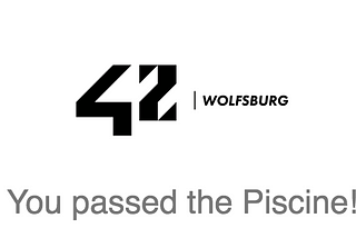 42 Wolfsburg: I passed! Now what?
