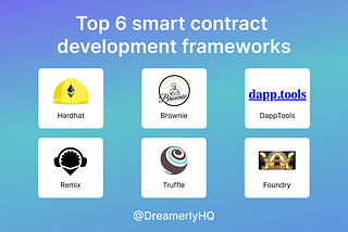 Top 6 smart contract frameworks for web3 projects in 2022