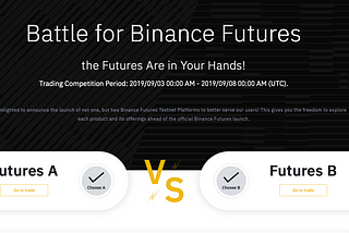 Battle for Binance Futures