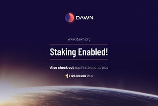 Dawn Protocol Staking