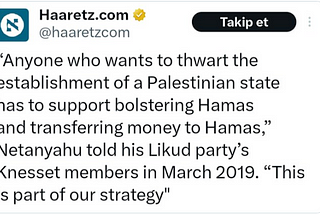Netanyahu: Support Hamas