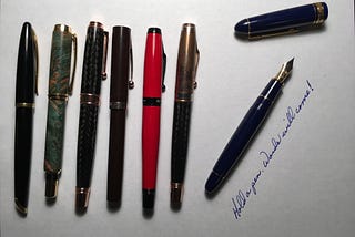 My Fountain Pen Collection
