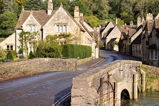 Best images of Castle Combe, a fairytale village in England