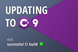 How to update Xamarin project to C# 9 without CI build failures