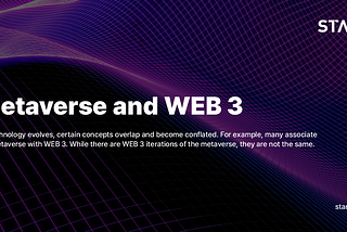 Metaverse and WEB 3