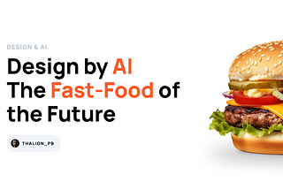 Design by AI: The Fast-Food of the Future