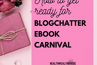 Blogchatter Ebook Carnival is a self promotion opportunity for authors.