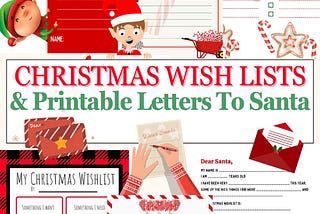 free printable christmas wish list templates