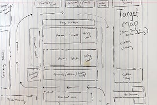 A Hand-Drawn Map of Target