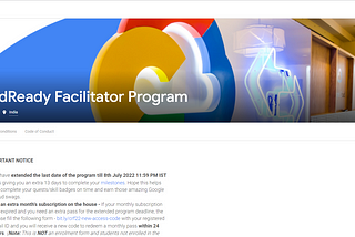 How to participate in GoogleCloudReady Facilitator Program