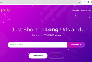 TapNip — Best highest paying URL shortener overall