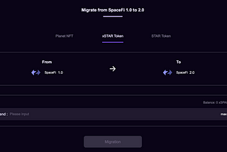 SpaceFi 2.0 Migration and Updates