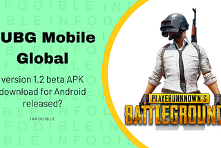 PUBG Mobile Global version 1.2 beta APK download for Android released?