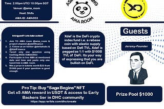 DeltaAMA Series AMA ID 003 — Transcript of AMA with Xdef Finance