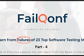 FailQonf - What celebration of failure meant for me… — Part 4