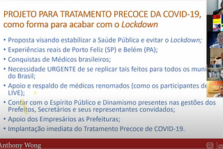 “Médicos pela Vida” são diretamente ligados a grupo empresarial que produz ivermectina