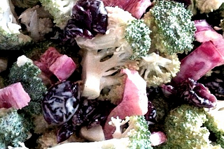 Salad — Curried Broccoli Cranberry Salad