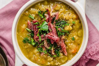 The Simplicity of Split Pea and Ham Soup