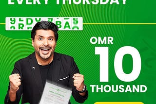 Thursday Thrills: Win OMR 10,000 Every Week in Our Raffle Draw!